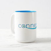 Aansluiting - mok met twee tonen (Voorkant links)