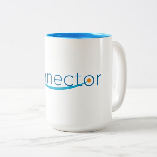 Aansluiting - mok met twee tonen (Voorkant rechts)