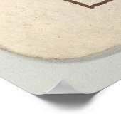 aansluiting van clusters Afspeelkaart Illustratie Poster (Hoek)