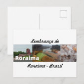Aansouvenir ansichtkaart van Roraima Briefkaart (Voorkant / Achterkant)