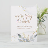 Aansporing om de datum van het waterverfabstract t kaart (Staand voorkant)