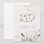 Aansporing om de datum van het waterverfabstract t kaart (Voorkant / Achterkant)