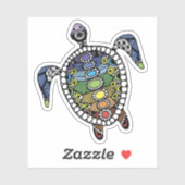 Aansporing Schildpad Chakras Sticker (Vel)