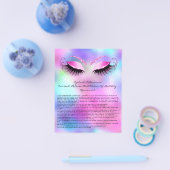 Aansprakelijkheidsverklaring Wimper Extensie Rose Flyer (Enkel)