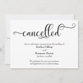 Aansprekende kaart met kalligrafie voor afgeblazen (Voorkant)