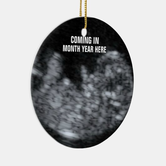 Aanstaande Baby Keepsake Keramisch Ornament (Rechts)