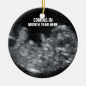 Aanstaande Baby Keepsake Keramisch Ornament (Voorkant)