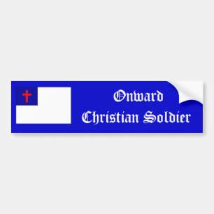 Aanstaande Christelijke Soldeissticker Bumpersticker