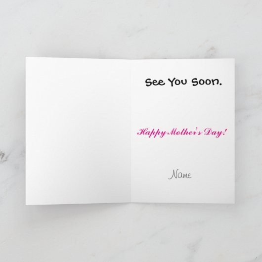 Aanstaande grootmoeder Moederdag Kaart (Binnen)