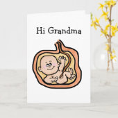 Aanstaande grootmoeder Moederdag Kaart (Gele Bloem)