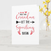 Aanstaande grootouders Grootste Omi Pijl Oma Kaart (Gele Bloem)