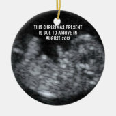 aanstaande moeder keramisch ornament (Voorkant)