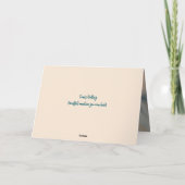 AANSTAANDE MOEDERDAG-KAART BEDANKKAART (Achterkant)