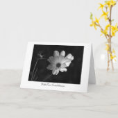 Aanstekend de Kosmos - met Onze Deelneming Kaart (Gele Bloem)