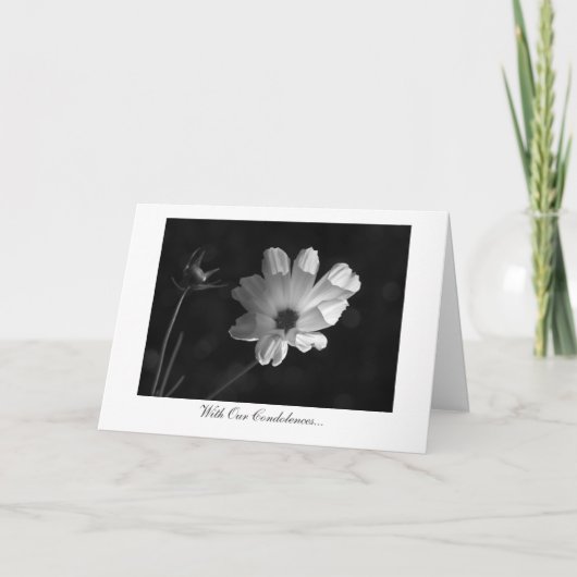 Aanstekend de Kosmos - met Onze Deelneming Kaart (Voorkant)