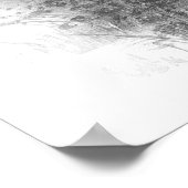  aanstekerpaard Shoeing Black White Art Poster (Hoek)