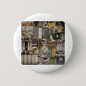  aanstekers ronde button 5,7 cm (Voorkant)