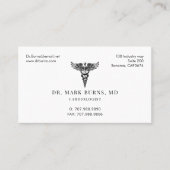 Aanstelling cardioloog arts Caduceus en Visitekaartje (Voorkant)