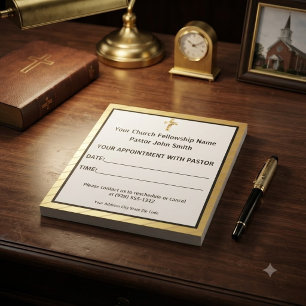 Aanstelling Pastor Klasse Gouden Kruiskerk Notitieblok