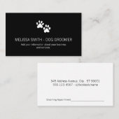 Aanstelling Prints hond Afsprakenkaartje (Voorkant / Achterkant)