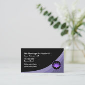 Aanstelling Sjabloon Modern Massage Services Afsprakenkaartje (Staand voorkant)