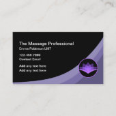 Aanstelling Sjabloon Modern Massage Services Afsprakenkaartje (Voorkant)