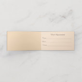 Aanstelling voor hondenverzorging en huisverzorgin afsprakenkaart (Binnenkant ongevouwen)