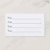 Aanstelling voor hondenverzorging en huisverzorgin afsprakenkaartje (Achterkant)