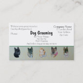 Aanstelling voor hondenverzorging en huisverzorgin afsprakenkaartje (Voorkant)