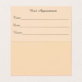 Aanstelling voor hondenverzorging en huisverzorgin visitekaartje (Binnenkant ongevouwen)