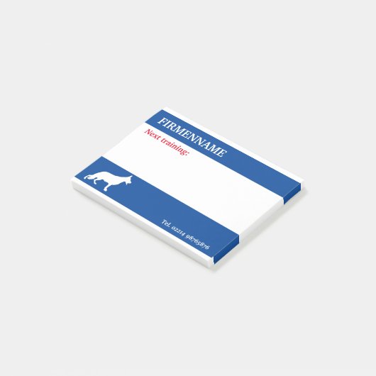 Aanstellingen van Shepherd Dog Opmerkingen Post-it® Notes (Schuin)