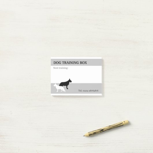 Aanstellingen van Shepherd Dog Opmerkingen Post-it® Notes (Op bureau)