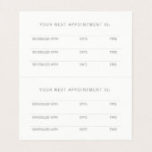 Aanstellingskaarten Reiki/Yoga Visitekaartje (Binnenkant ongevouwen)