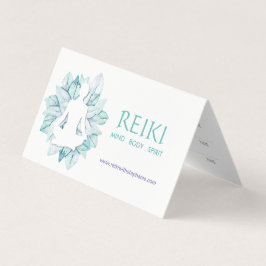 Aanstellingskaarten Reiki/Yoga Visitekaartje