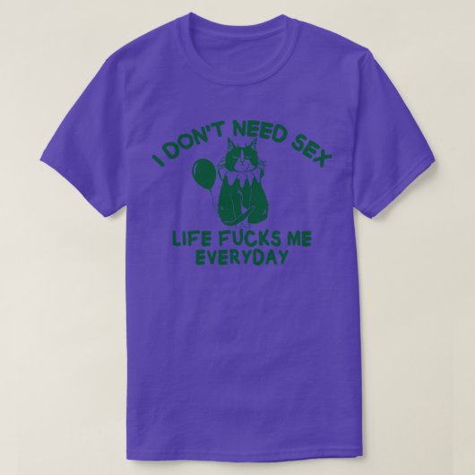 Aanstootgevend grappig t-shirt (Design voorkant)