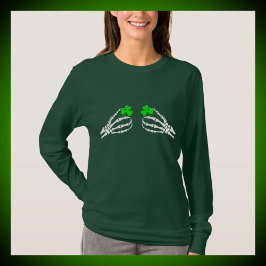 Aanstootgevende Ierse suggestieve handen T-shirt