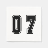 Aantal 07 servet (Voorkant)