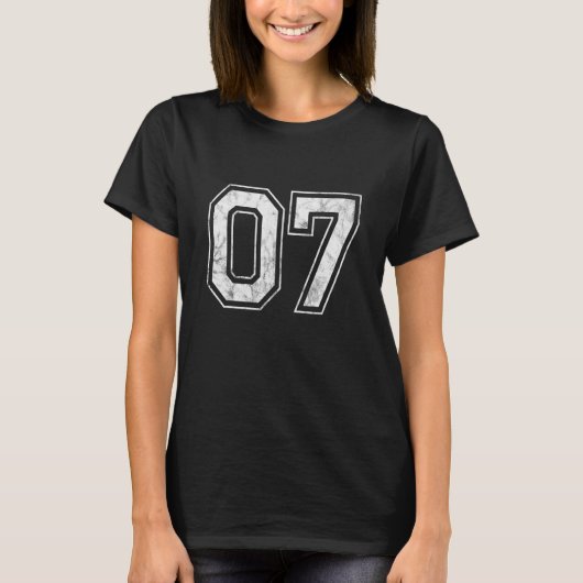 Aantal 07 t-shirt (Voorkant)