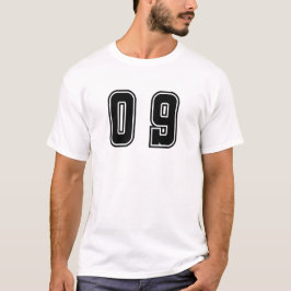 Aantal 09 t-shirt