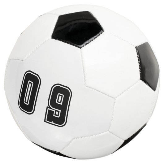 Aantal 09 voetbal (Drie kwart)