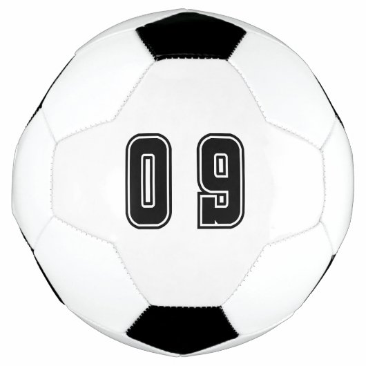 Aantal 09 voetbal (Voorkant)