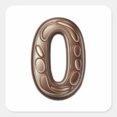 Aantal 0 Chocolade stickers (Voorkant)
