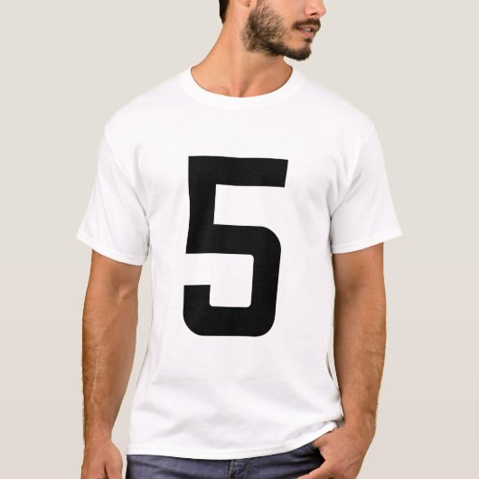 AANTAL 5 T-SHIRT (Voorkant)