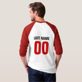 Aantal aanpassen - Oost High School Team T-shirt (Achterkant volledig)