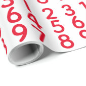 Aantal afdrukken cadeaupapier (Rol Hoek)