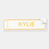 Aantal Borden Bedroerkleplabels Bumpersticker (Voorkant)