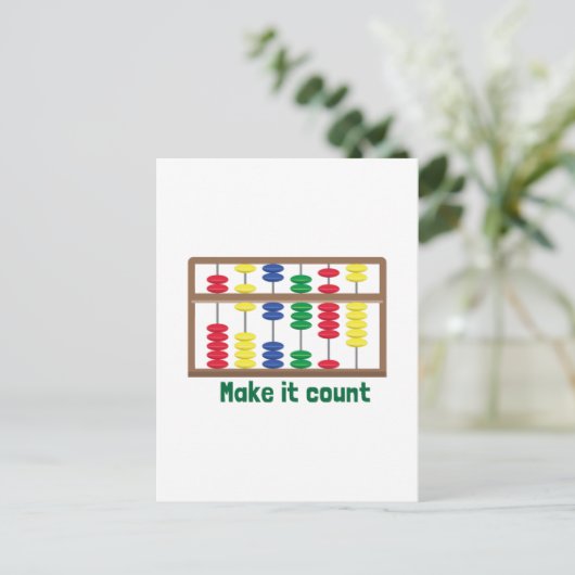 Aantal Briefkaart (Staand voorkant)