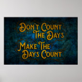 Aantal dagen maken poster (Voorkant)
