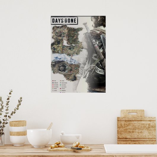 Aantal dagen poster (Keuken)