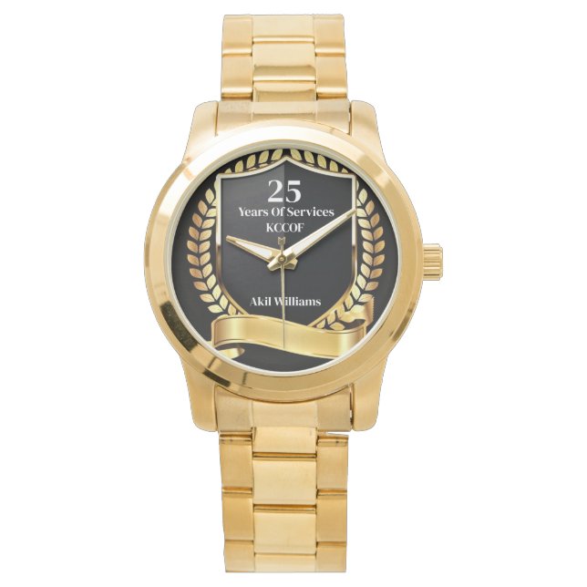 Aantal dienstjaren horloge (Voorkant)